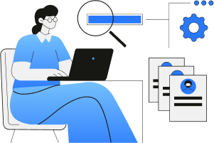 Features girl with a notebook