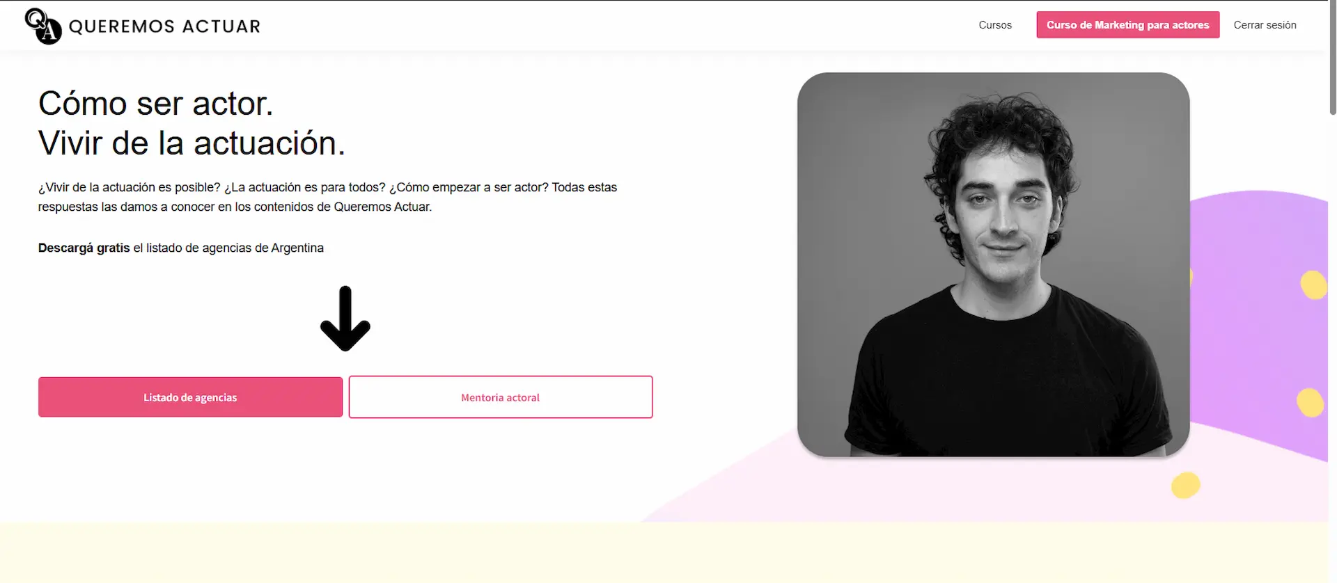 Queremos Actuar portifolio 1