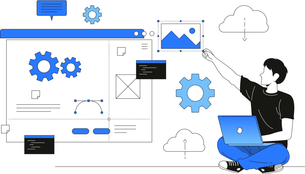 Mantenimiento Web img why us 2 - boy sitting with a laptop